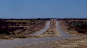 De vierbaans tolweg van La Toma naar San Luis